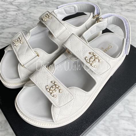 white chanel sandals replica|chanel transparent sandals.